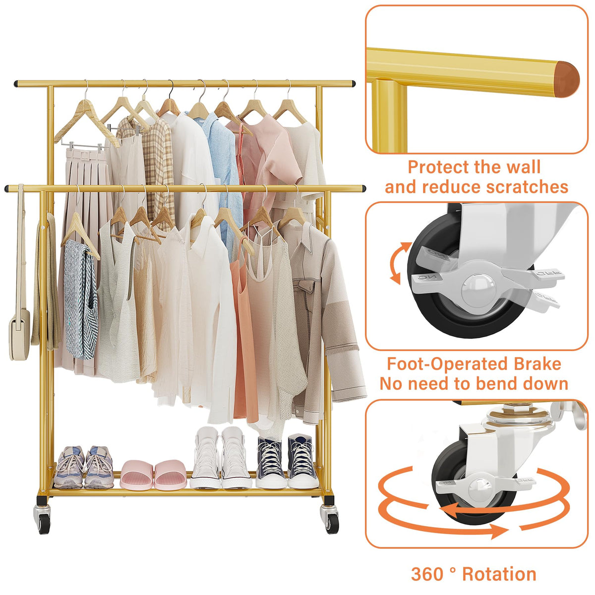 Calmootey assembly-guide image indicates quick setup with included tools