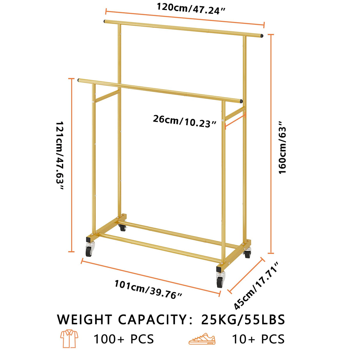 Calmootey rack bottom-shelf view highlights space for shoes and blankets