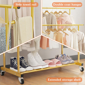 Calmootey modern-design rack complements any room style