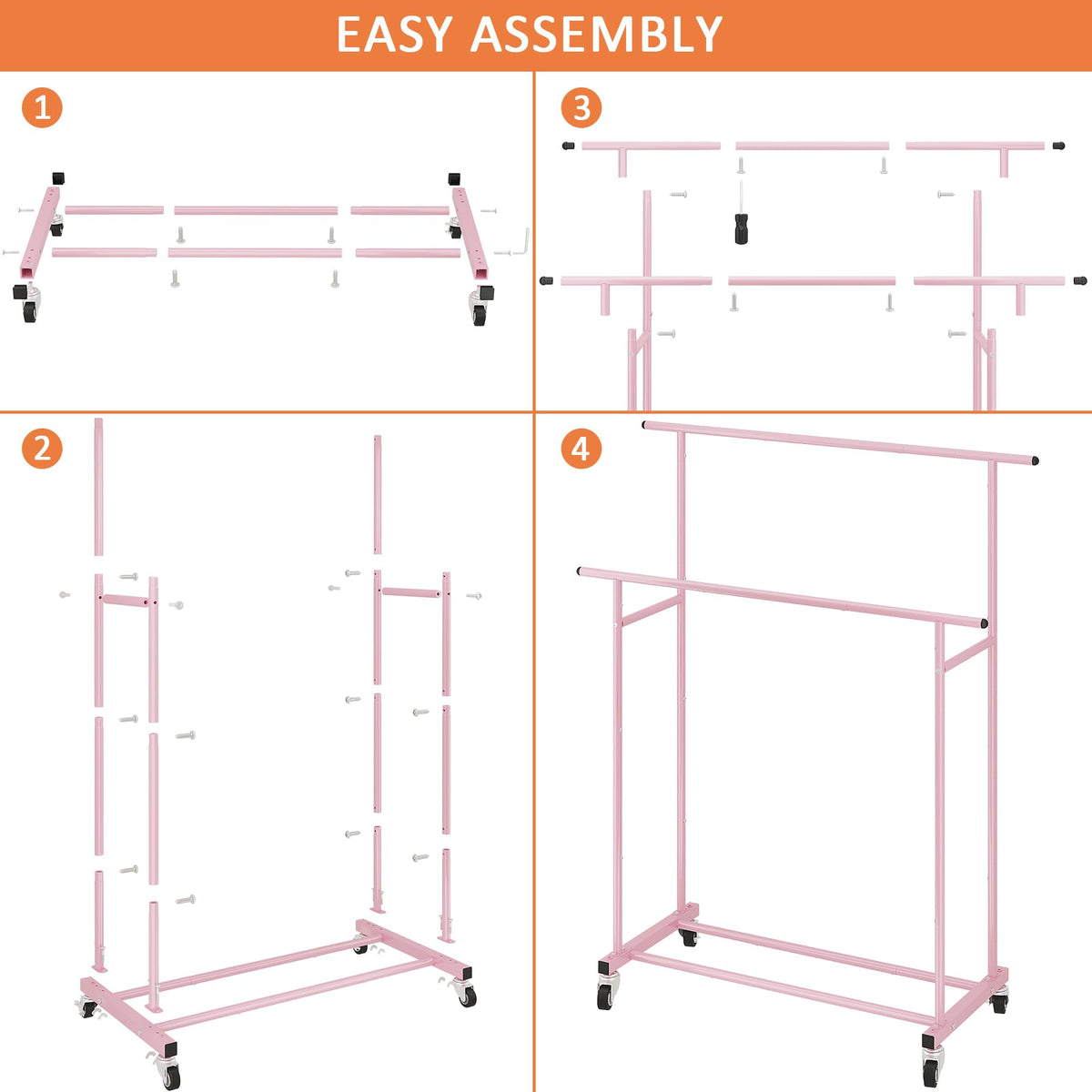 Calmootey easy-installation design ships with clear tools and instructions.