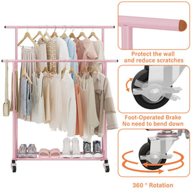 Calmootey modern design blends with bedroom, closet, or living room decor.