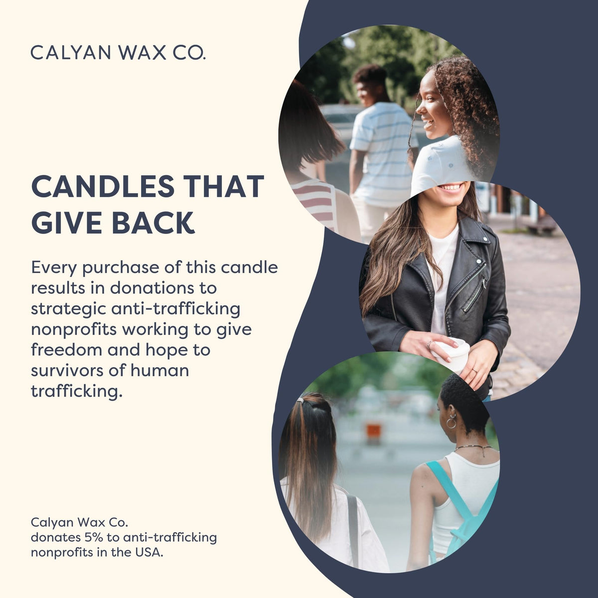Calyan Wax Co. Mahogany Cashmere glow from thick glass jar enhances room ambience