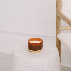 Calyan Wax Co. Mahogany Cashmere scent adds luxurious atmosphere to living spaces