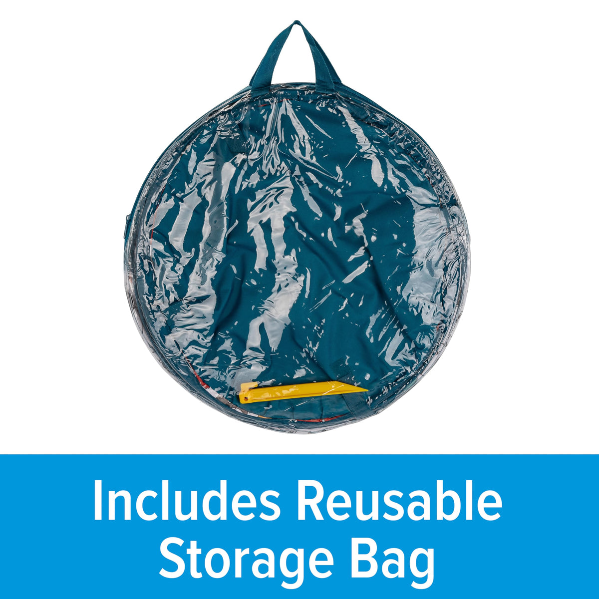Camco Pop-Up Container reusable storage bag for transport and storage.