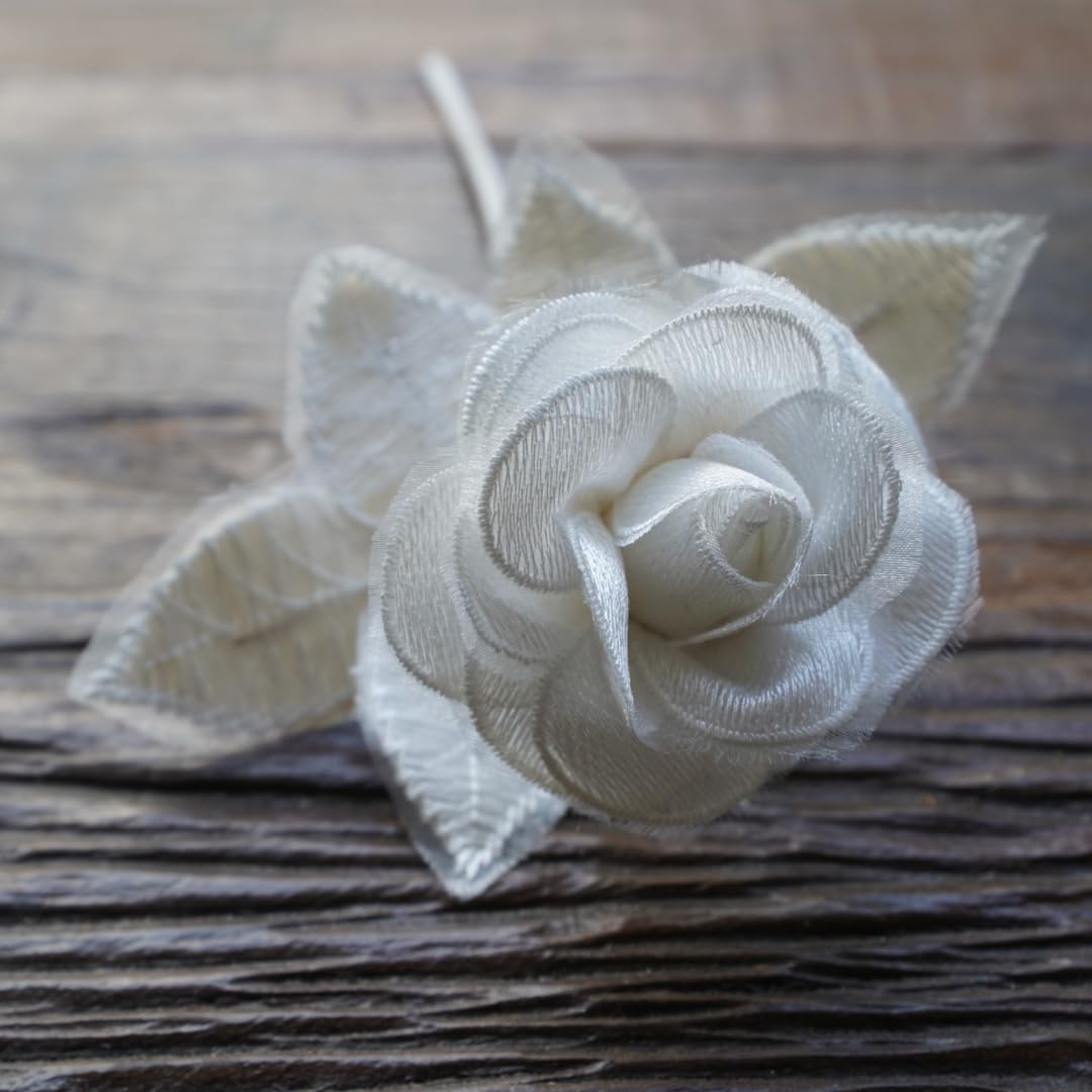 Camellia Bees lace rose as an elegant home decor accent