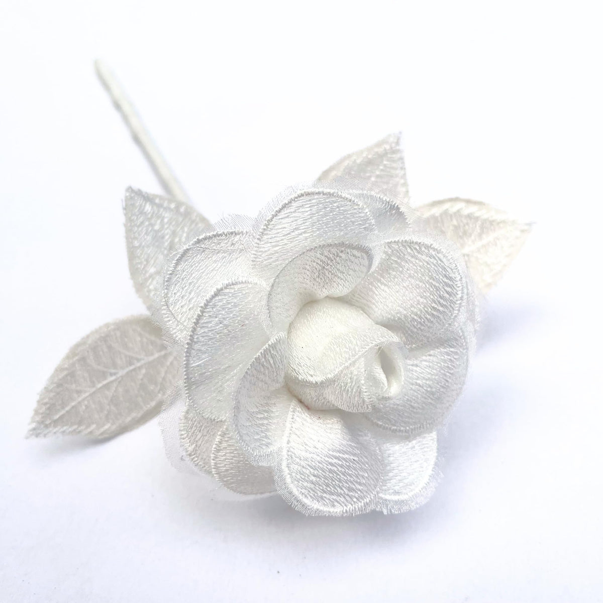 Camellia Bees lace rose in gift box ready for gifting
