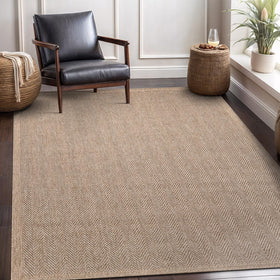 CAMILSON Easy Jute Rug made of durable polypropylene resists cracking and wear.