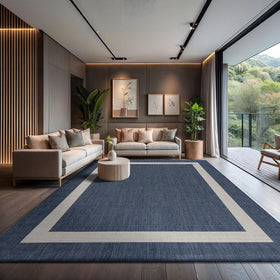 Sun exposure test: CAMILSON rug with UV protection against fading.