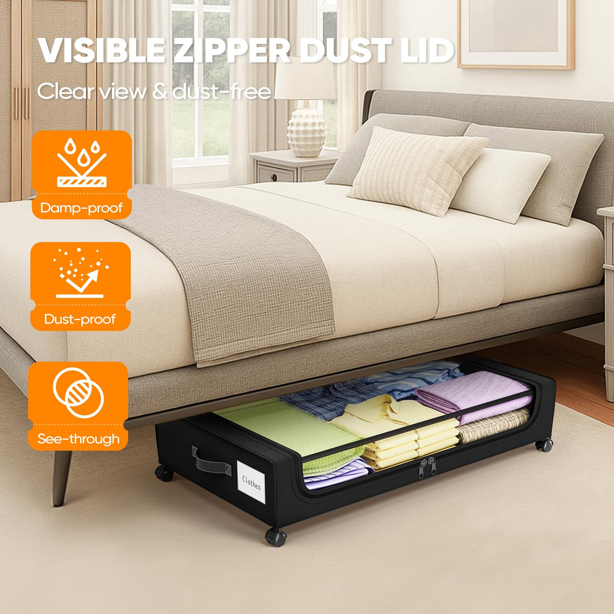 Camkey-bedroom dorm storage helps create tidy, accessible spaces.