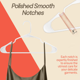 Campior versatile hangers suit tees, dresses, and jackets for everyday organization.