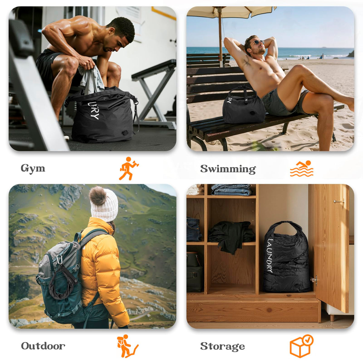 CANBOX foldable bag for simple stowaway when not in use