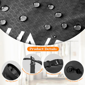 CANBOX top roll-down buckle closure keeping contents secure inside