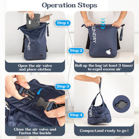 CANBOX Travel Laundry Bag built-in handle for easy carrying