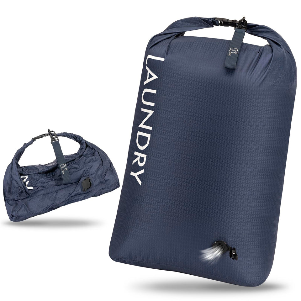 CANBOX Travel Laundry Bag front view shows ample space for clothes on the go.
