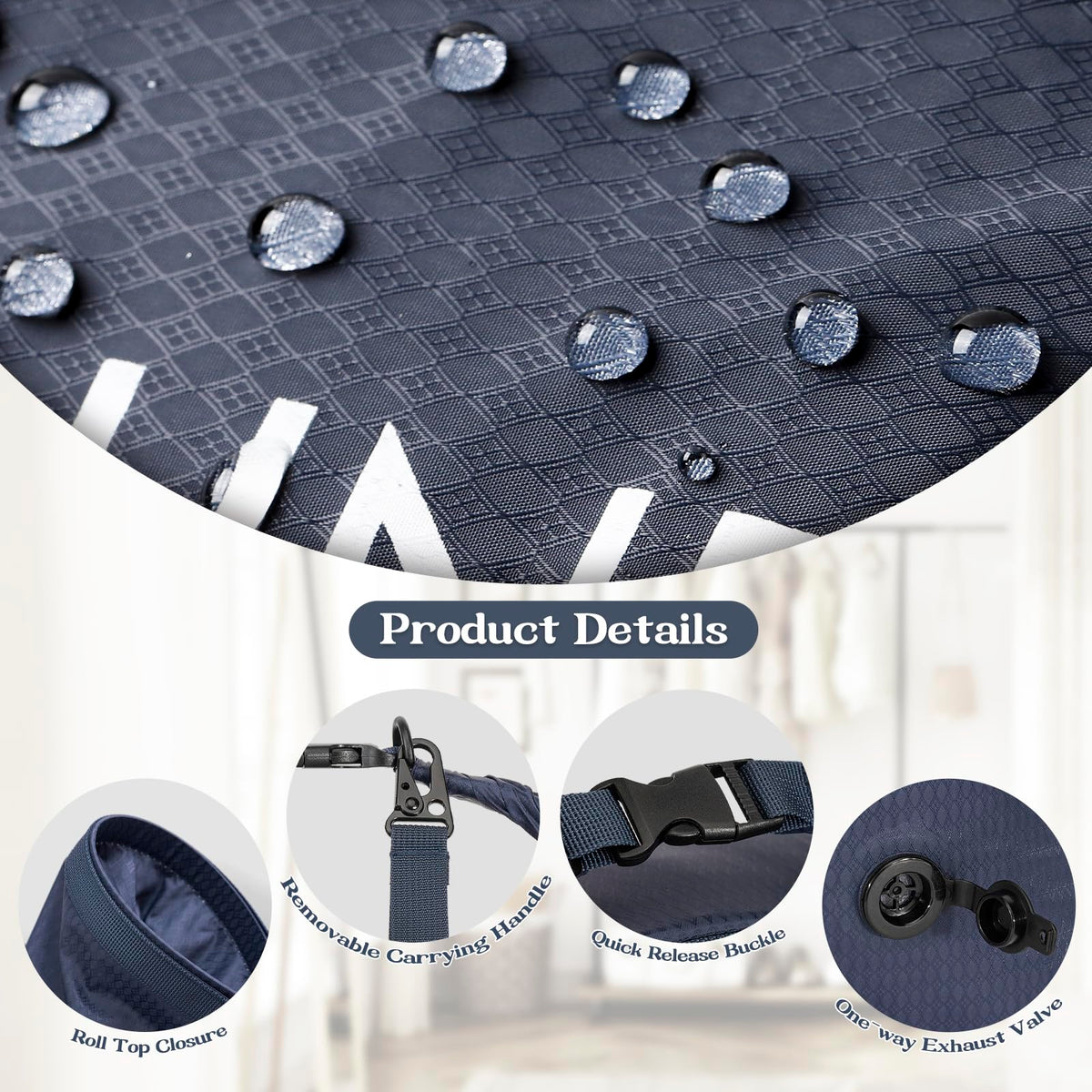 CANBOX Travel Laundry Bag strap and buckle for convenient transport