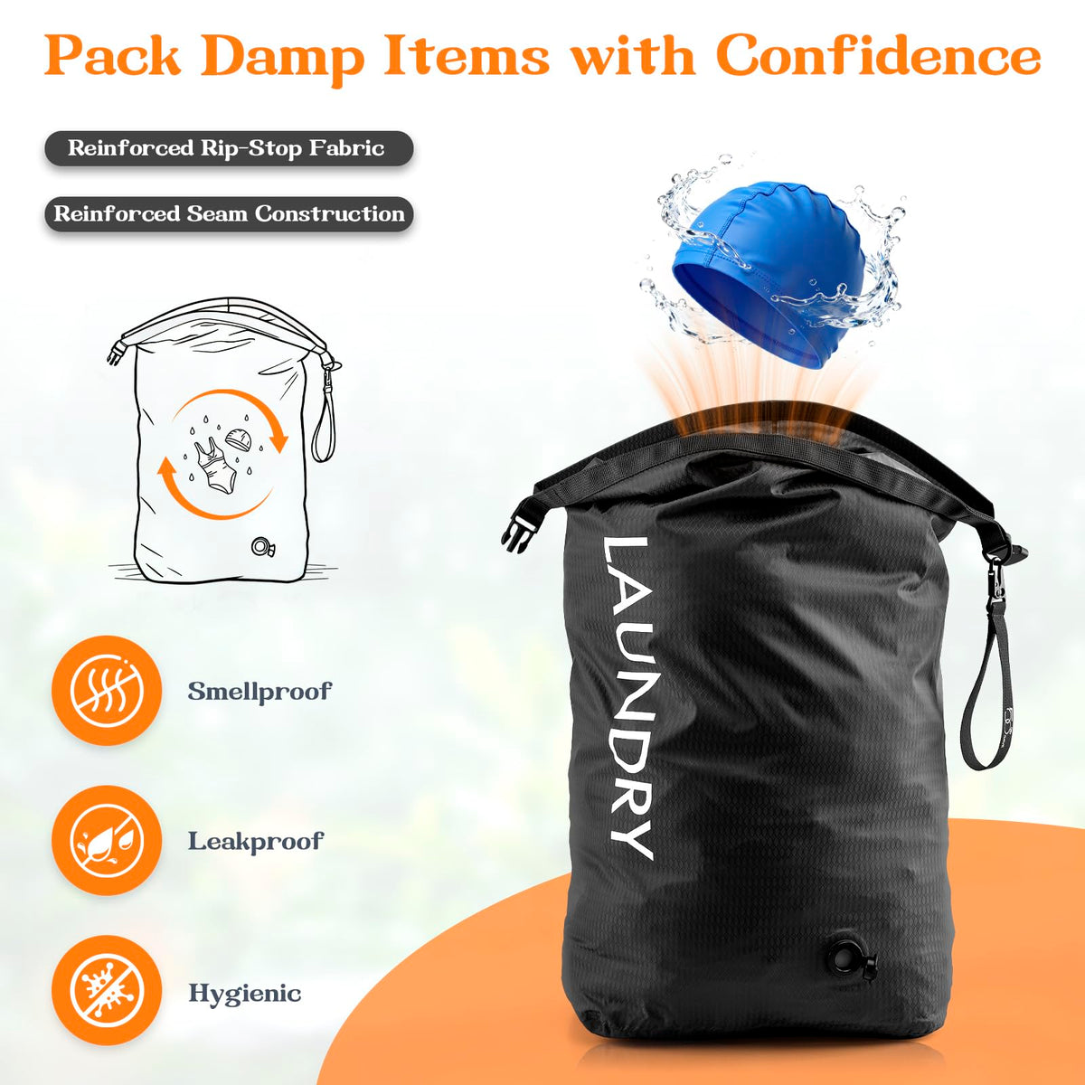 CANBOX waterproof nylon material protecting clothes during trips