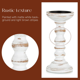 Candeldo dining table centerpiece setup demonstrates elegant height variation