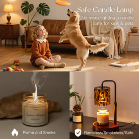 Candeldo height-adjustable stand lets you tailor height for any surface.