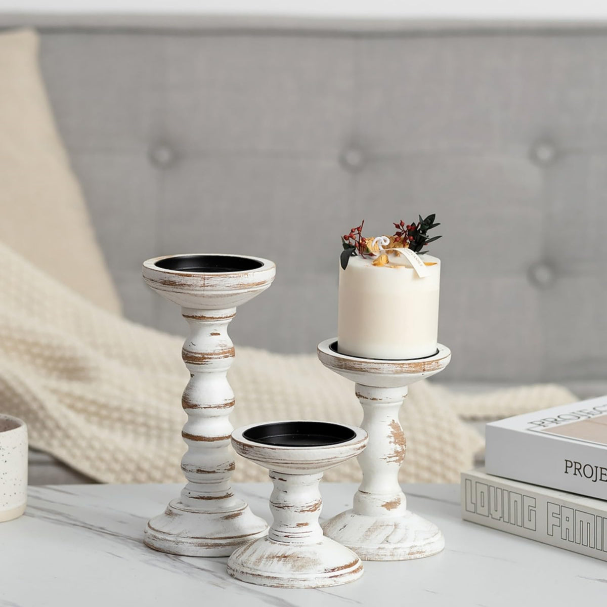Candeldo LED-compatible candlesticks offer safe ambiance
