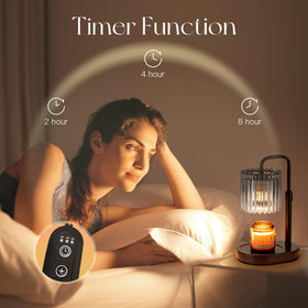 Candeldo timer and dimmer deliver customizable warmth for different candles