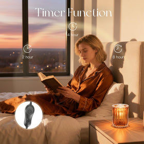 Candeldo timer settings offer flexible fragrance durations.