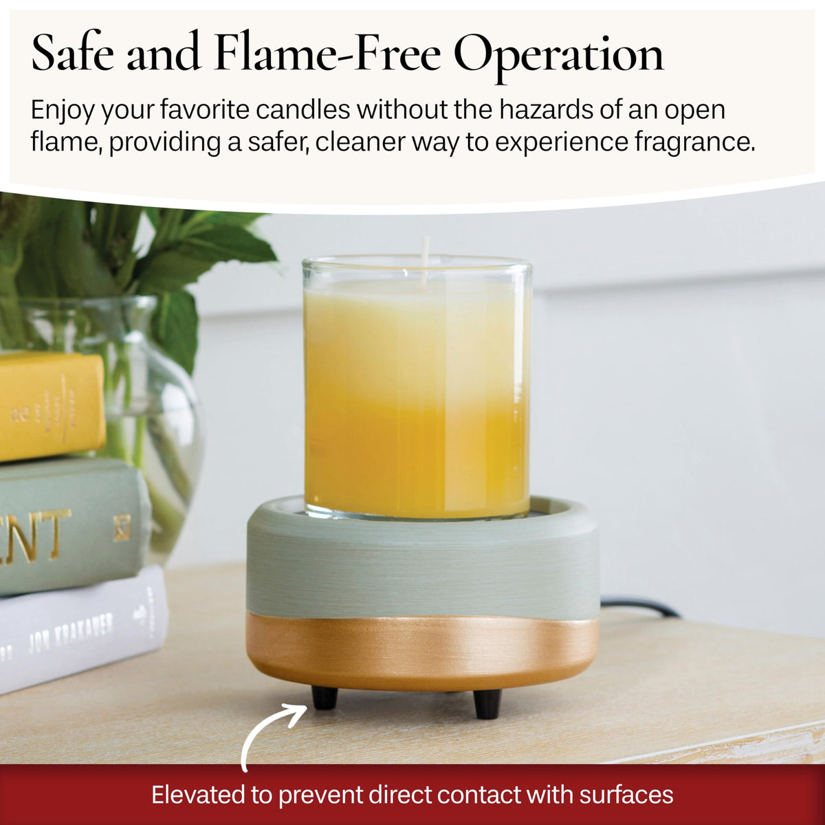 Candle Warmers Etc 36 inch cord with on off switch for easy control