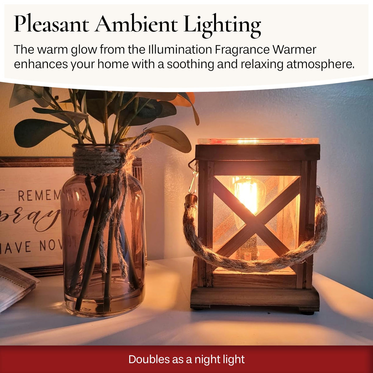 Candle Warmers ETC ambient glow lighting enhances any room