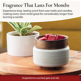 Compact design fits desks, nightstands, and shelves with style.