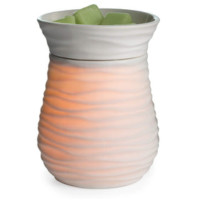 Candle Warmers Illumination Warmer front view showing porcelain design and flame-free ambiance