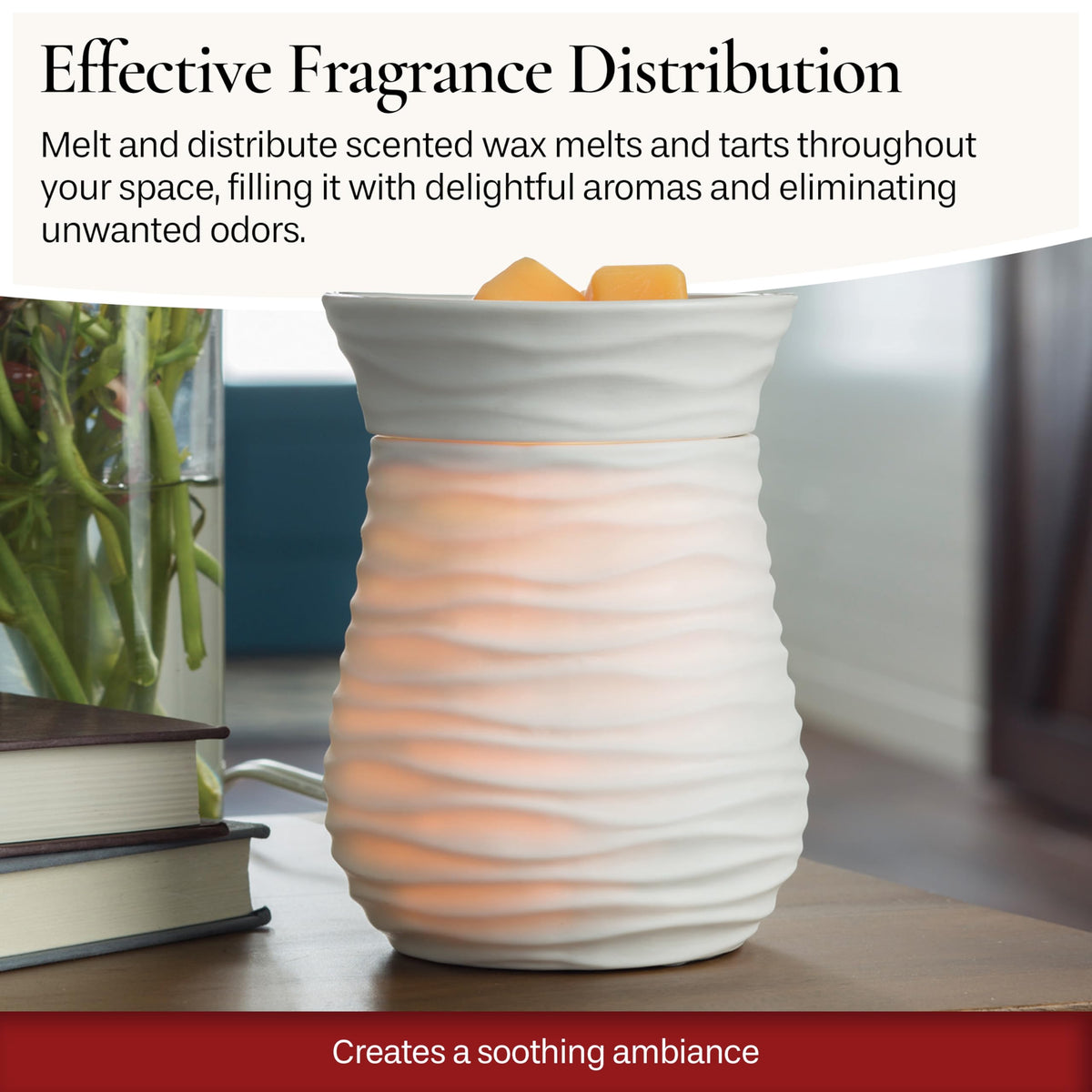 Candle Warmers Illumination Warmer porcelain body blends style and safety