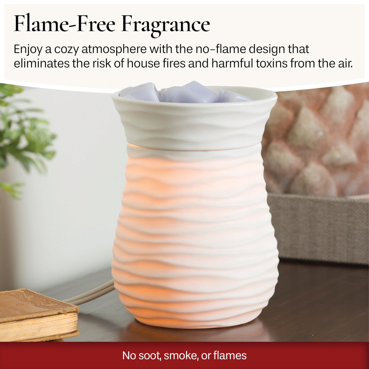 Candle Warmers Illumination Warmer removable dish for easy wax changes