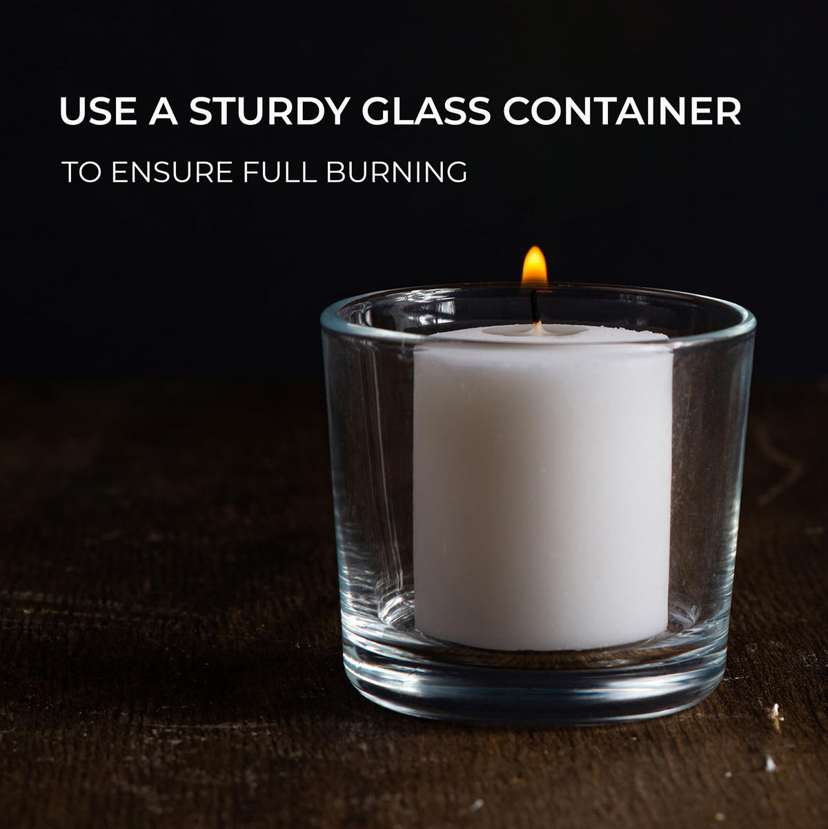 CANDWAX unscented votive candles provide clean burn without fragrance interference.