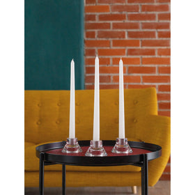Candwax white taper candles ideal for weddings and festive table settings