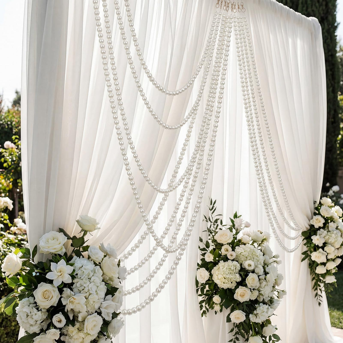 Canlierr colorfast pearls stay glossy and waterproof for indoor or outdoor use