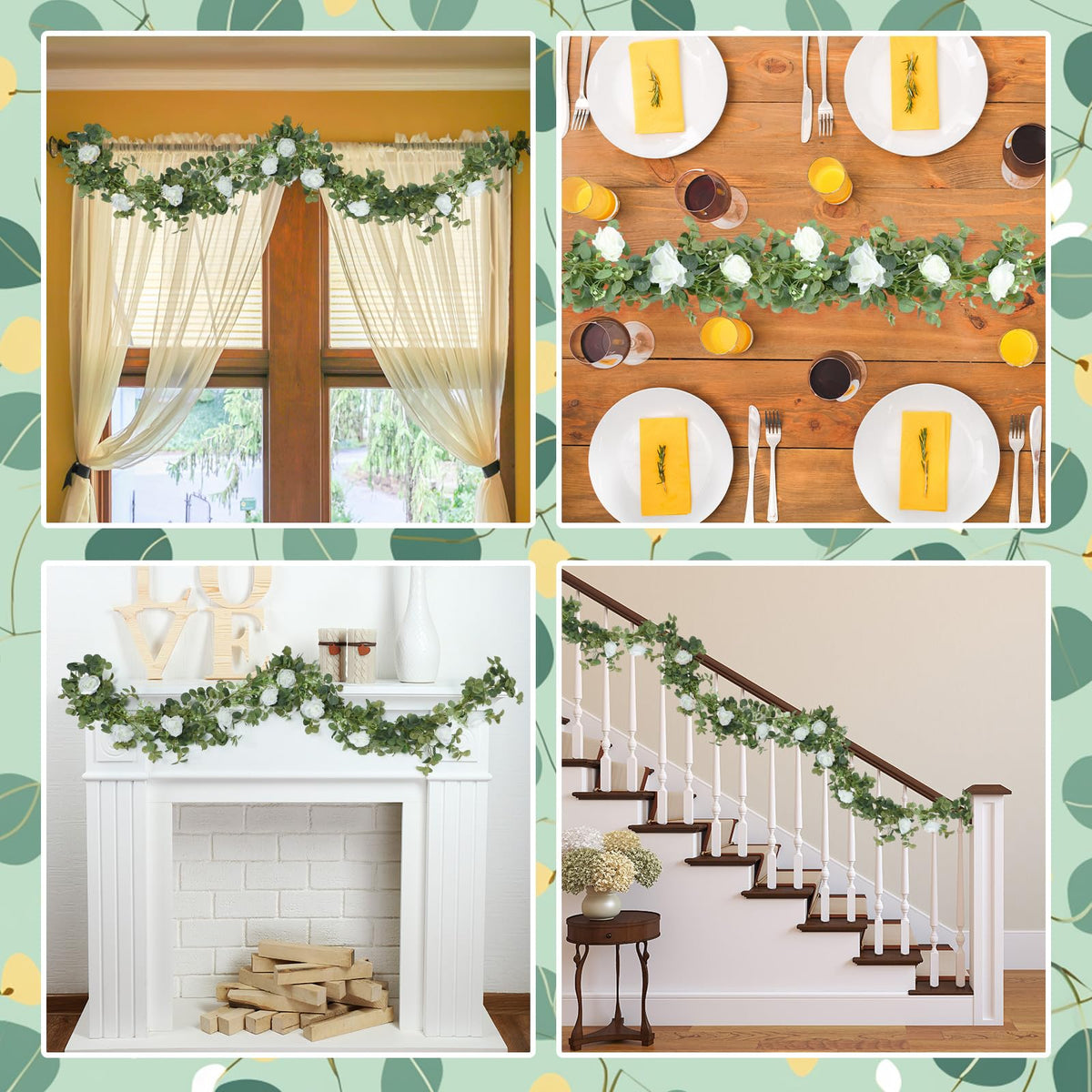 Canlierr curved garland design mirrors natural vine shapes for elegance