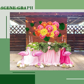 Canlierr Hawaiian luau decor creates festive vibes for parties.