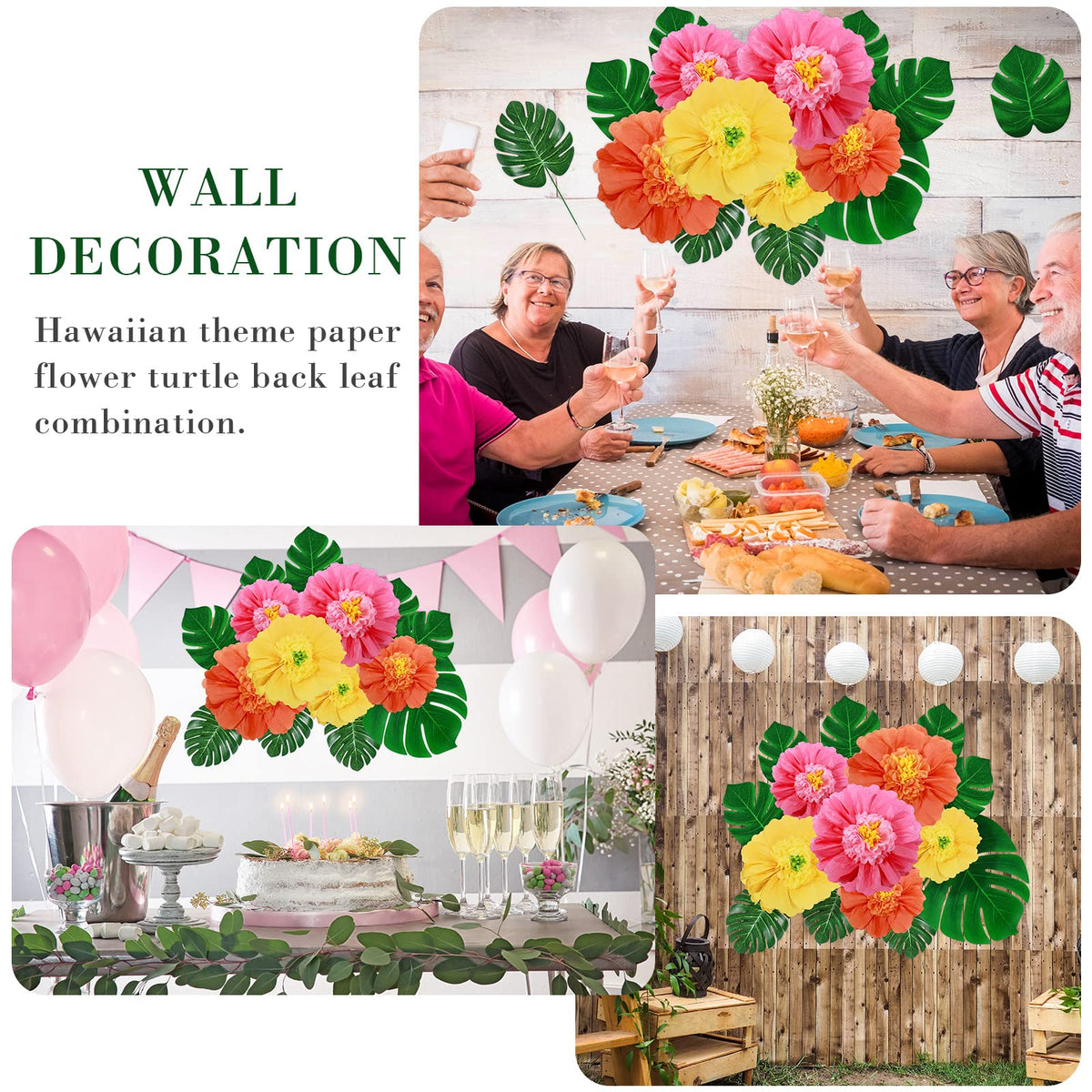 Canlierr tropical leaf cloth large adds lush greenery to any tropical venue