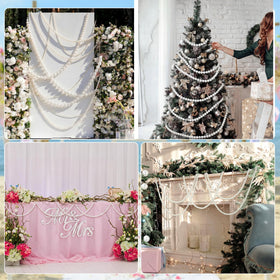 Canlierr wedding decor pearl garland adds chic, editorial-worthy scenes for memories