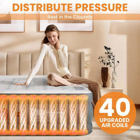 Canpsky mattress emphasizes puncture-resistant PVC and reinforced seams for durability.
