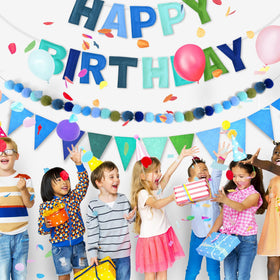 CANREVEL 3D birthday sign elevates party vibes with vivid hues