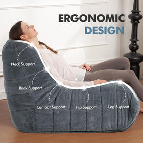 Armless design of the Cansunna chair suits small spaces and flexible placement.