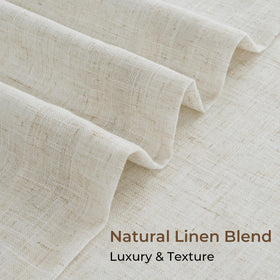CAPALOCA linen blend fabric offers rich texture and natural warmth