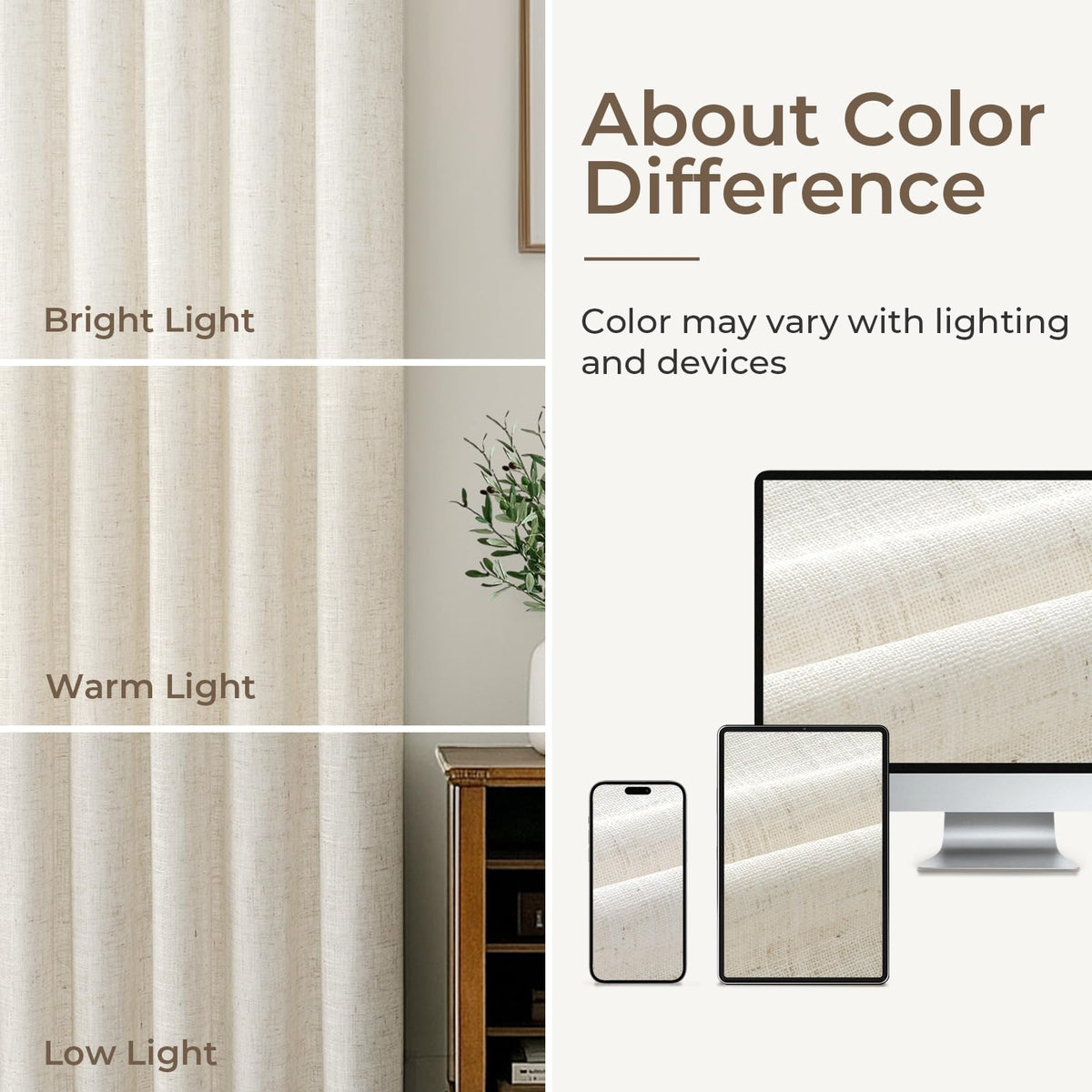CAPALOCA noise-reduction curtains add a calmer atmosphere to the room