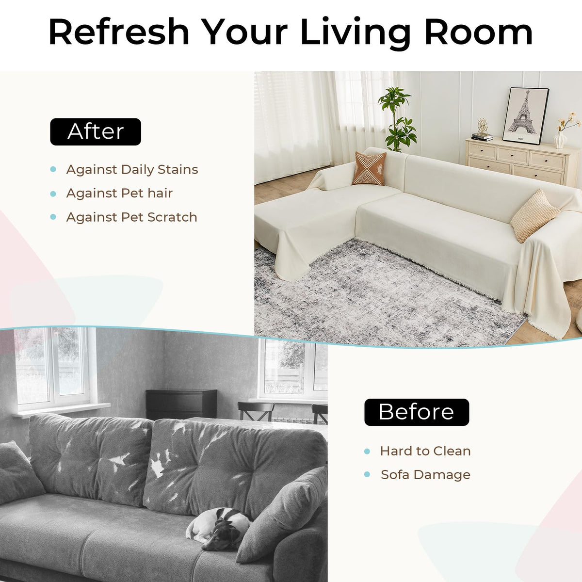 CAPALOCA easy-installation cover drapes smoothly for quick full coverage.