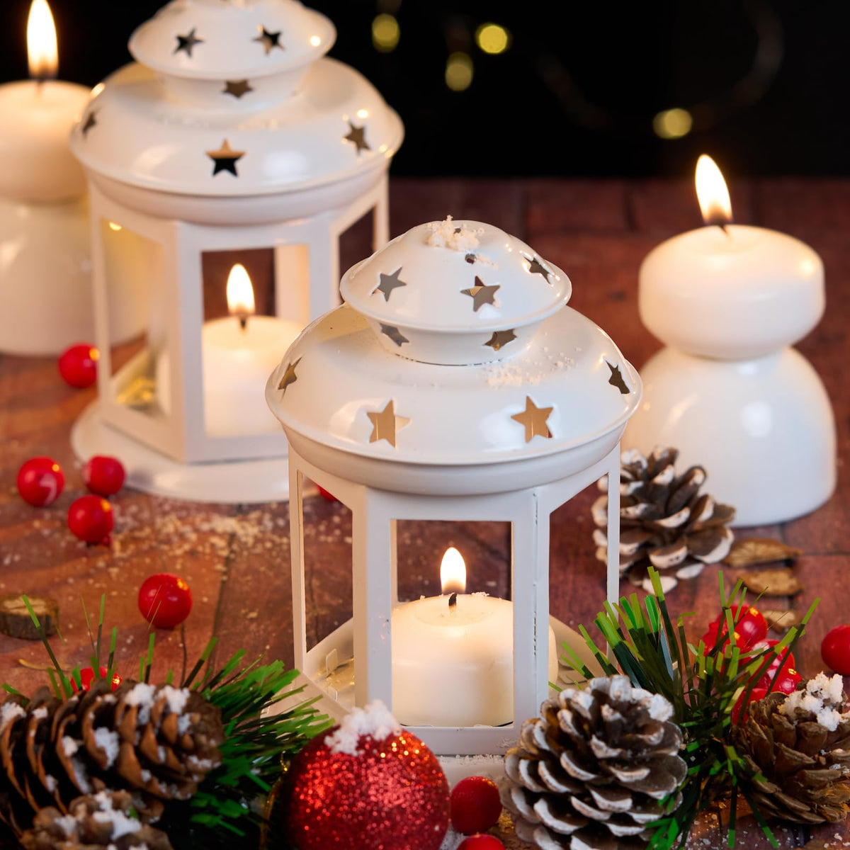 Capaniel cotton-wick floating candle burns cleanly and evenly