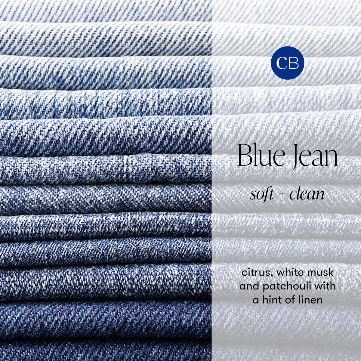 Capri Blue Pura Blue Jean scent notes: citrus, white musk, patchouli.