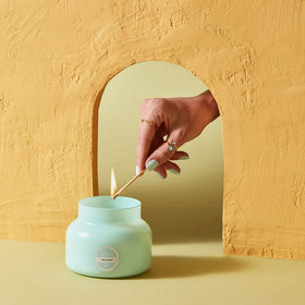 Capri Blue Volcano Aqua fragrance evokes tropical nights and citrus