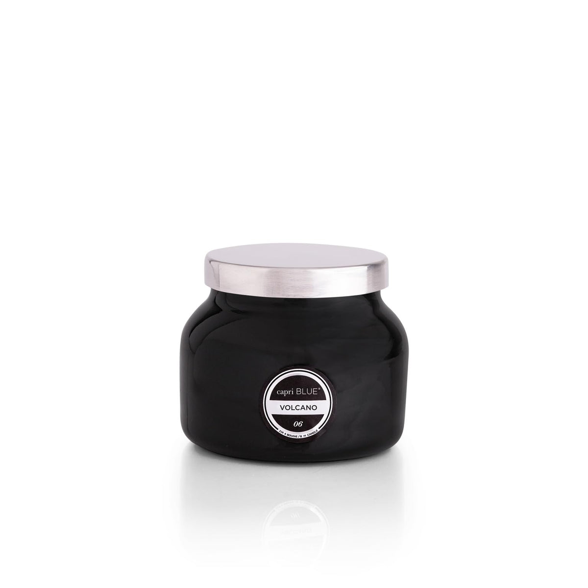 Capri Blue Volcano black petite jar candle ready for a bold room scent