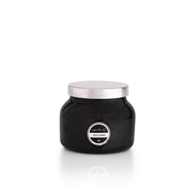 Capri Blue Volcano black petite jar candle ready for a bold room scent