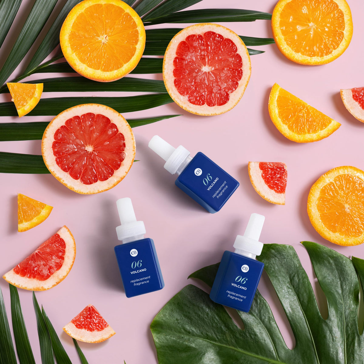 Capri Blue Volcano refill packaging highlights convenient two-pack option.